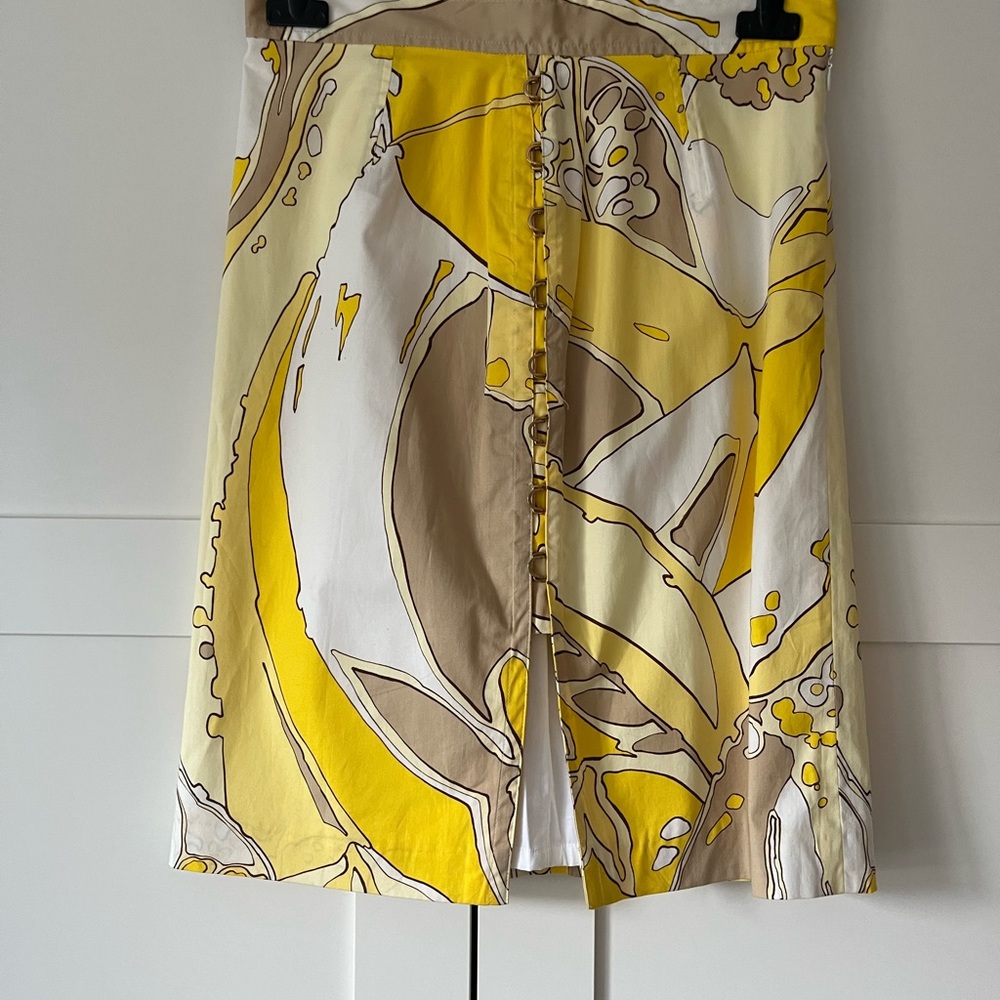 Anne Klein Printed Skirt, Size 8